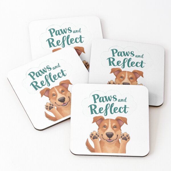 Item preview, Paws and Reflect - Thoughtful Dog Art designed and sold by UA-t-shirts.