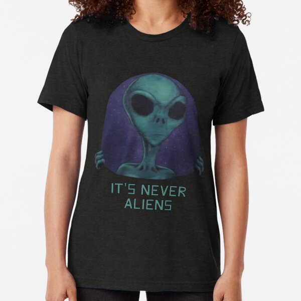 Item preview, It's Never Aliens designed and sold by W-A-W-A.