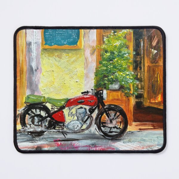 Item preview, Mediterranean Motorbike Escape designed and sold by artbyhelenb.