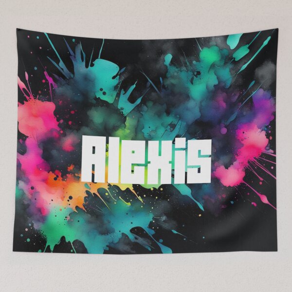Item preview, Custom Neon Name Alexis designed and sold by Gabriela McDaniel.