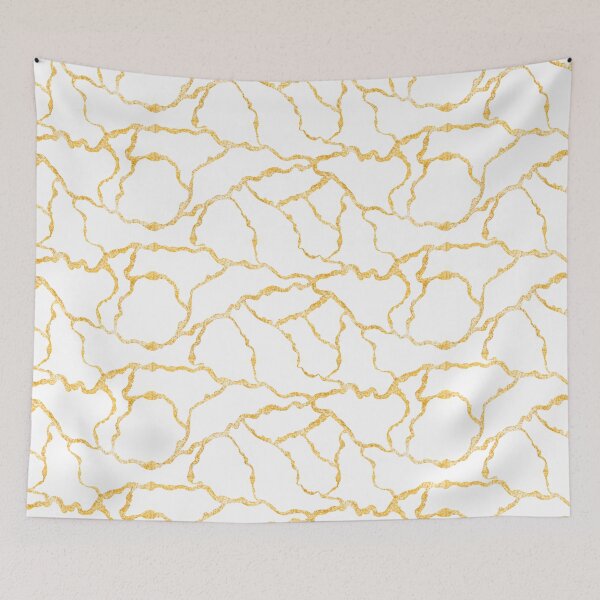 Item preview, Simple White Kintsugi Design designed and sold by Kiwis-Colors.