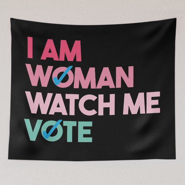Item preview, I Am Woman Watch Me Vote designed and sold by kjanedesigns.