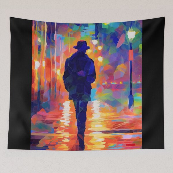 Item preview, Street Performer Walking Home designed and sold by InsanseCreation.