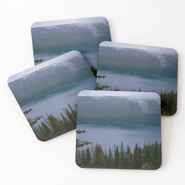Item preview, Misty Late Spring Snow Over Redfish Lake, Idaho designed and sold by World Wondering Travel Photography.