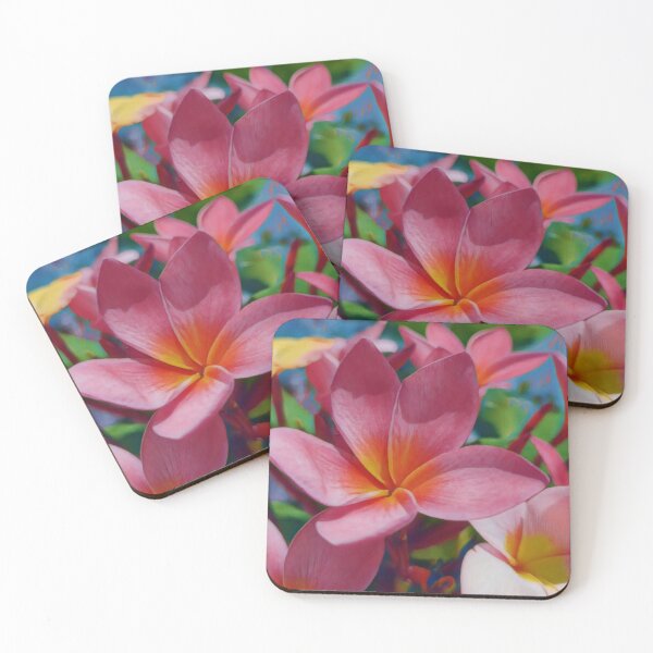 Item preview, Bright Plumeria Flowers designed and sold by Colorful Misfits.