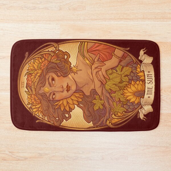 Item preview, The SUN - NOUVEAU TAROT CARD designed and sold by medusadollmaker.