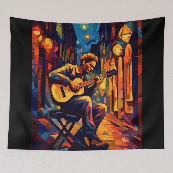 Item preview, Street Performer Guitar Music designed and sold by InsanseCreation.