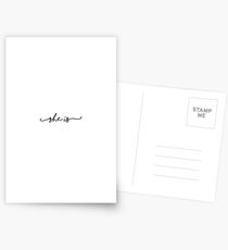 She is Postcards