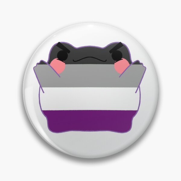 Item preview, Angry Gay Asexual Frog (No Text) designed and sold by NubToons.