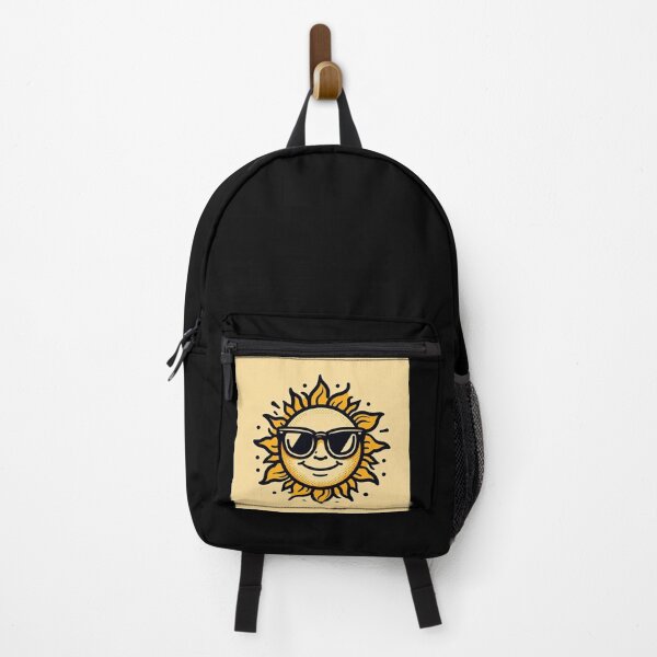 Item preview, Smiling Sun with Glasses Pop Art Style designed and sold by artofuniverse.