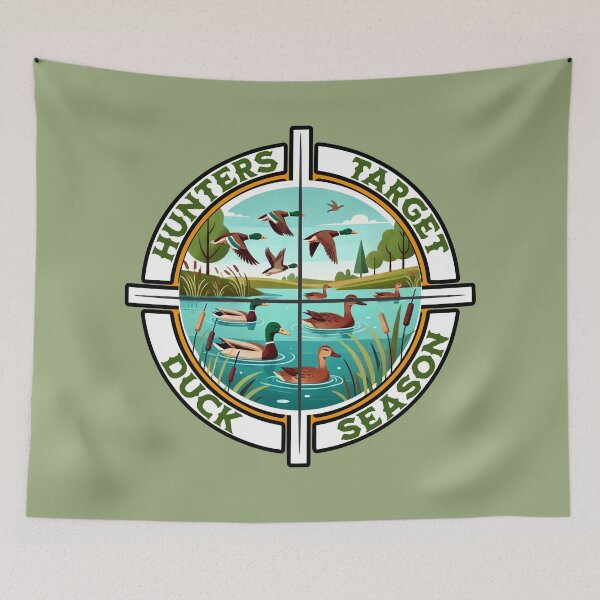 Item preview, Hunters Target: Duck Season designed and sold by SportyAndArtful.