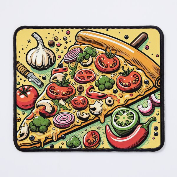 Item preview, Slice of Pizza Pop Art Style designed and sold by artofuniverse.