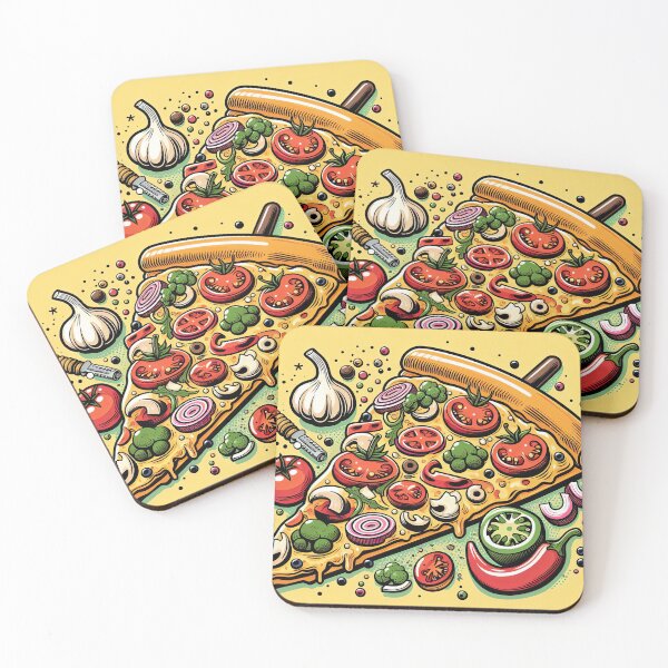 Item preview, Slice of Pizza Pop Art Style designed and sold by artofuniverse.