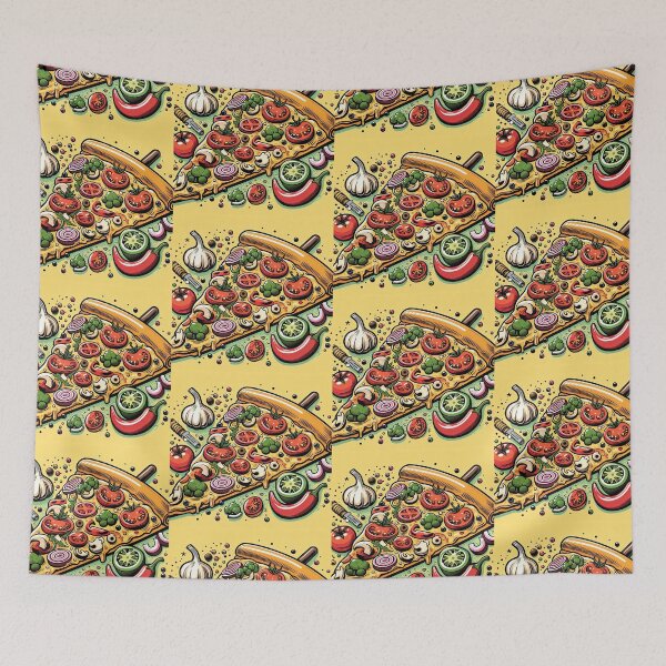 Item preview, Slice of Pizza Pop Art Style designed and sold by artofuniverse.