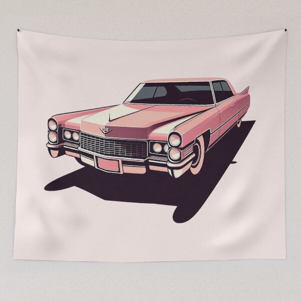 Item preview, Retro Glamour: Pink Cadillac and Rockabilly designed and sold by zzz888.