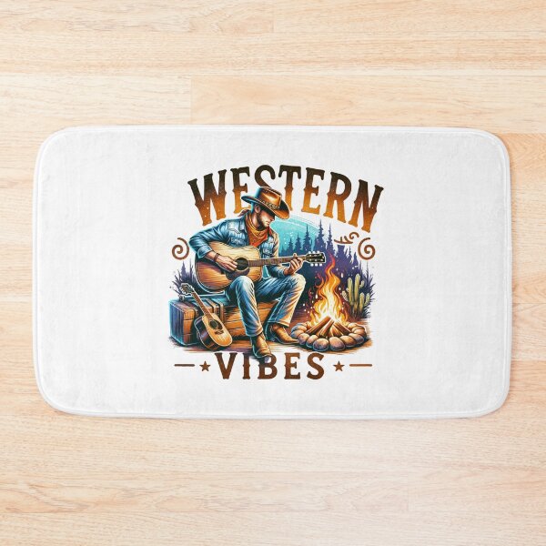 Item preview, ✨Western Vibes – Cowboy Playing Guitar Design for T-Shirts, Mugs, Stickers & More designed and sold by artedigital99.