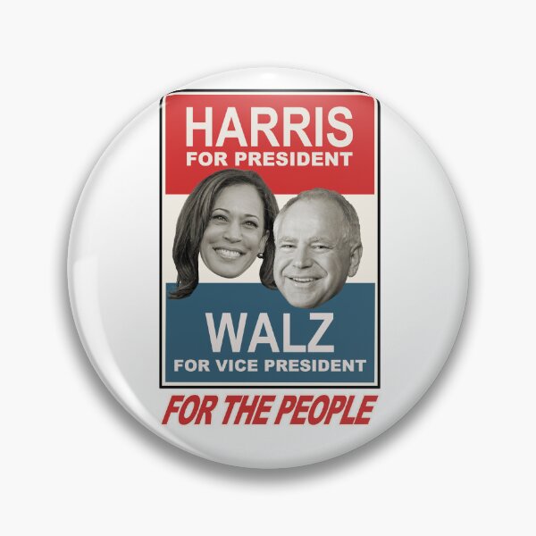 Item preview, Harris for President Walz for VP, democratic supporter 2024 election for the people designed and sold by MoClan-Graphics.