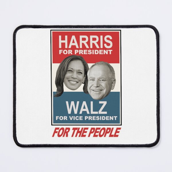 Item preview, Harris for President Walz for VP, democratic supporter 2024 election for the people designed and sold by MoClan-Graphics.