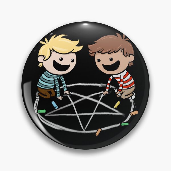 Item preview, Occult Kids - Pentacle Chalk Drawing designed and sold by RottenAppleShop.