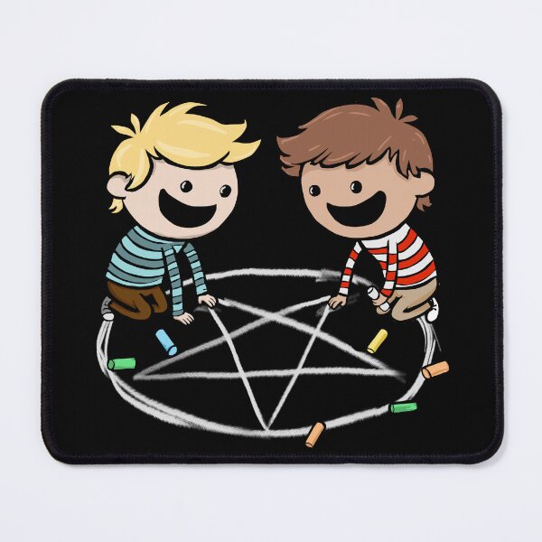 Item preview, Occult Kids - Pentacle Chalk Drawing designed and sold by RottenAppleShop.
