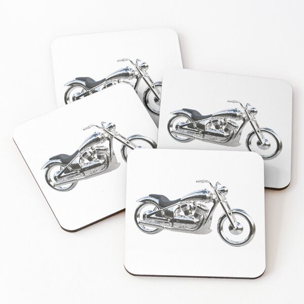Item preview, Chromed Cruiser Sport Track Motorcycle 3D designed and sold by Uzi-Design.
