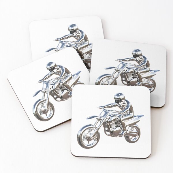 Item preview, Chromed Off-Road Dual-Sport Cross Motorcycle 3D designed and sold by Uzi-Design.