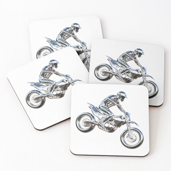 Item preview, Chromed Off-Road Dual-Sport Cross Motorcycle 3D designed and sold by Uzi-Design.