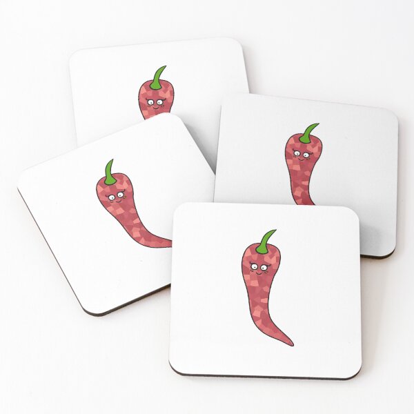 Item preview, Kawaii Red Hot Peppers designed and sold by Sartoris Art.