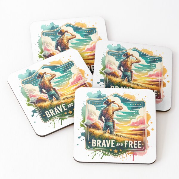 Item preview, ✨Brave and Free – Cowboy at Sunrise Design for Apparel, Mugs, Stickers & More designed and sold by artedigital99.