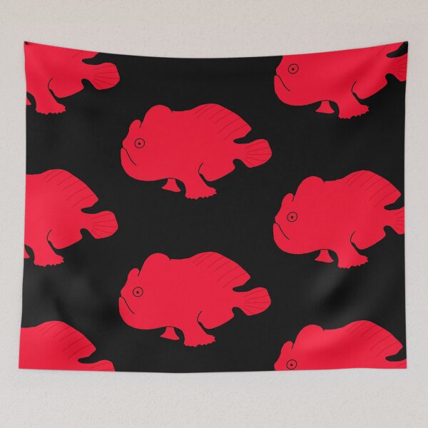 Item preview, Red Frogfish designed and sold by Leapingdoe.