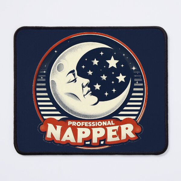 Item preview, Humorous Sleepwear Design: 'Professional Napper' for Napping Pros designed and sold by 7Four1.
