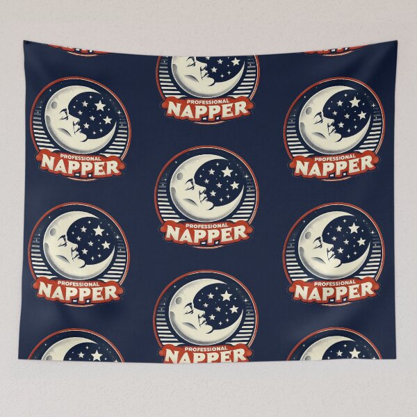 Item preview, Humorous Sleepwear Design: 'Professional Napper' for Napping Pros designed and sold by 7Four1.