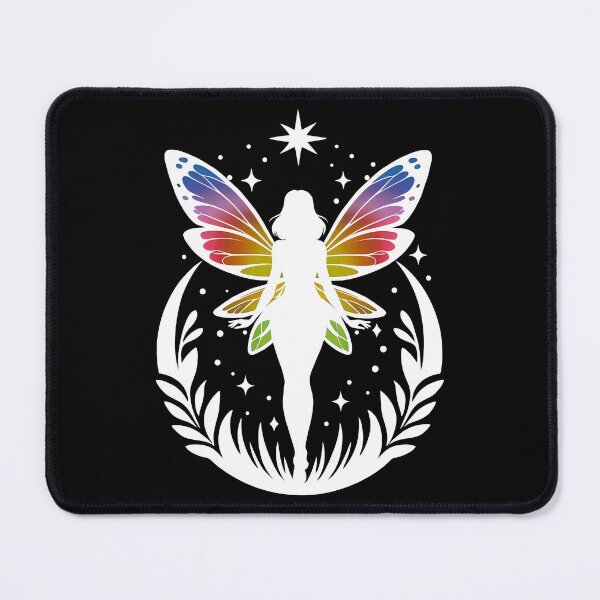 Item preview, White beautiful fairy silhouette designed and sold by CharmSpell.
