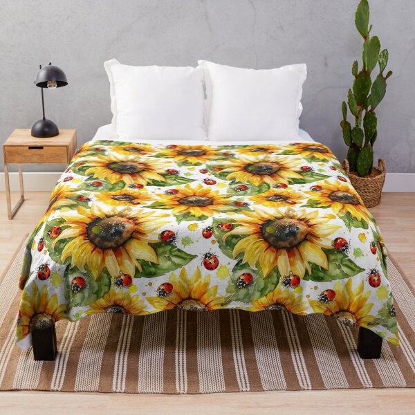Item preview, Ladybug and Sunflower designed and sold by Vikycialp.
