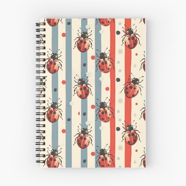 Item preview, Ladybug and stripes designed and sold by Vikycialp.