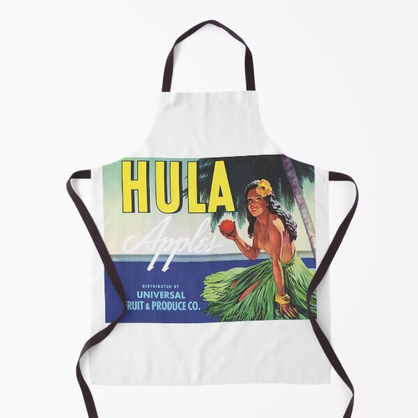 Item preview, Hula Apples vintage ad designed and sold by IanBakerToons.