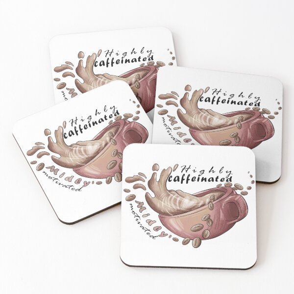 Item preview, Highly caffeinated, Midly motivated  designed and sold by Aymanerachif.