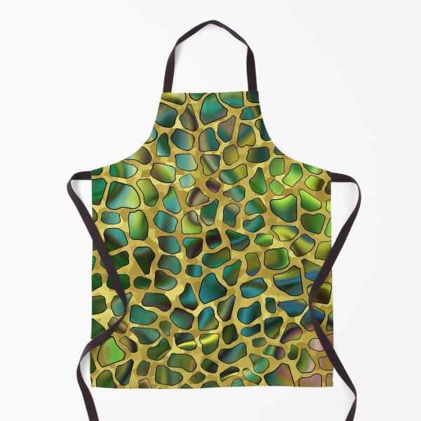 Item preview, Green Giraffe Spots- designed and sold by Sartoris Art.