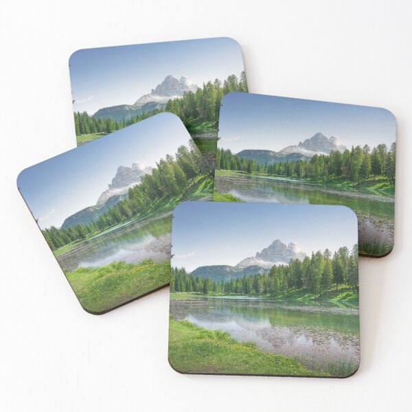 Item preview, Lake Antorno and Three Peaks mountains in the background. Italy designed and sold by Stefano Orazzini.