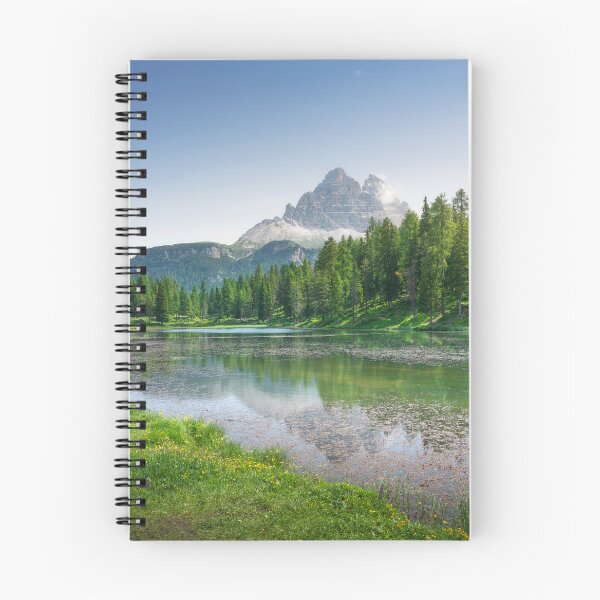 Item preview, Lake Antorno and Three Peaks mountains in the background. Italy designed and sold by Stefano Orazzini.