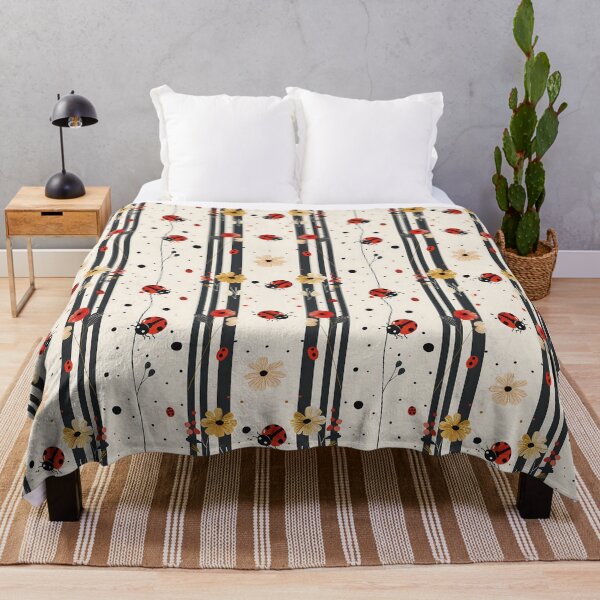 Item preview, Ladybug and stripes designed and sold by Vikycialp.