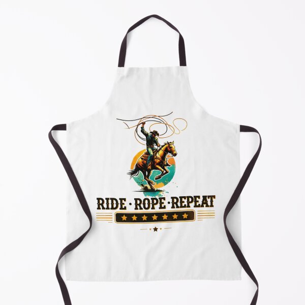 Item preview, ✨Ride, Rope, Repeat – Cowboy Roping Horse Design for Apparel, Mugs, Stickers & More designed and sold by artedigital99.