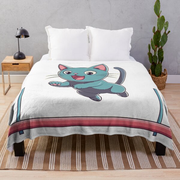 Item preview, Kitty Hurdler - Jumping Gymnastics Cat designed and sold by memememescat.