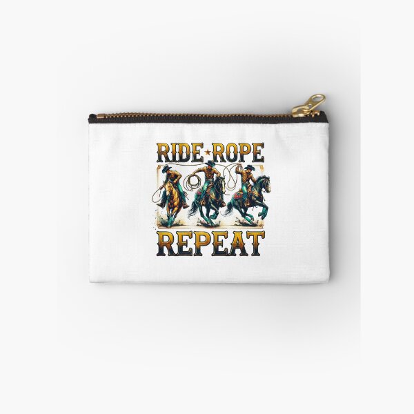 Item preview, ✨Ride, Rope, Repeat – Cowboy Roping Horse Design for Apparel, Mugs, Stickers & More designed and sold by artedigital99.