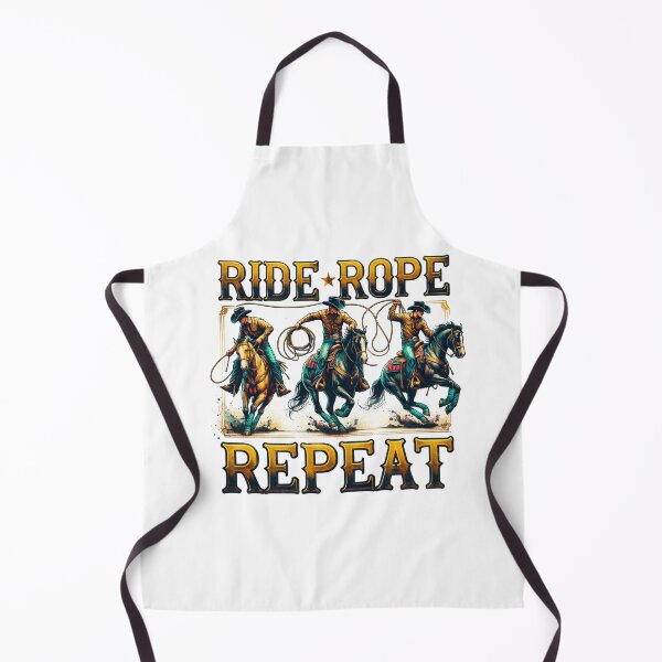 Item preview, ✨Ride, Rope, Repeat – Cowboy Roping Horse Design for Apparel, Mugs, Stickers & More designed and sold by artedigital99.
