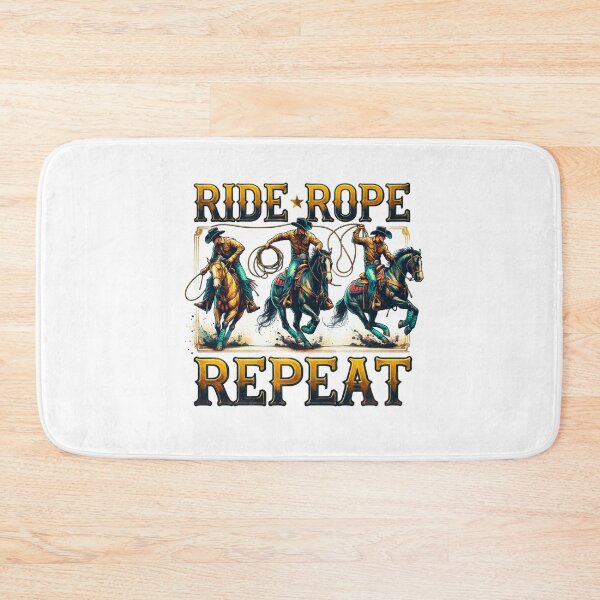 Item preview, ✨Ride, Rope, Repeat – Cowboy Roping Horse Design for Apparel, Mugs, Stickers & More designed and sold by artedigital99.