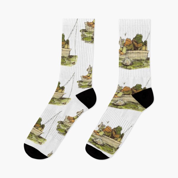 Item preview, Frog and Toad in a Boat designed and sold by ruthierue.