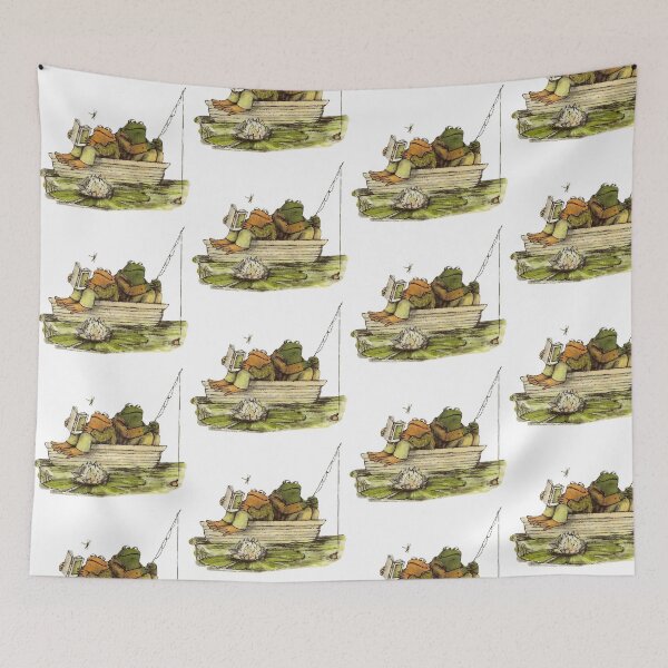 Item preview, Frog and Toad in a Boat designed and sold by ruthierue.