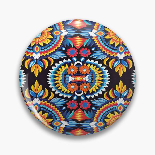 Item preview, flower pattern in huichol art designed and sold by carlosxd.