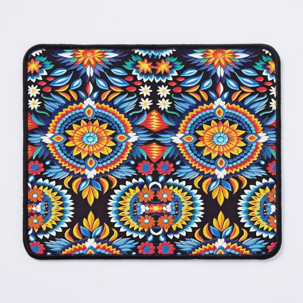 Item preview, flower pattern in huichol art designed and sold by carlosxd.